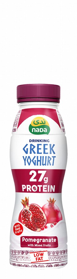 Nada Low Fat 27g Protein Pomegranate Greek Yogurt Drink - low sugar
