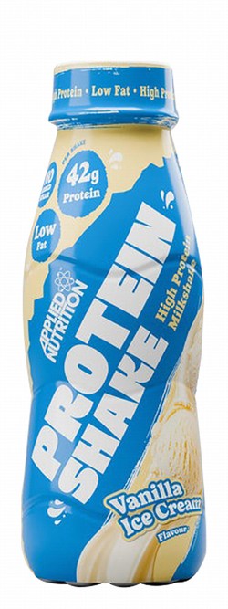 Applied Nutrition Low Fat 42g High Protein Shake Vanilla Ice Cream Flavor - no added sugar