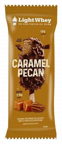 Light Whey High Protein Caramel & Pecan Ice Cream Stick