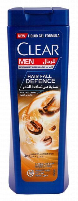 Clear Men 2in1 Hair Fall Defense & Anti-Dandruff Shampoo & Conditioner with Coffee Beans Extract