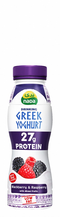 Nada Low Fat 27g Protein Blackberry & Raspberry Greek Yogurt Drink