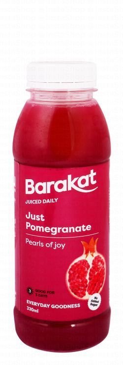 Barakat Fresh Pomegranate Juice - additive free, preservatives free, no added sugar