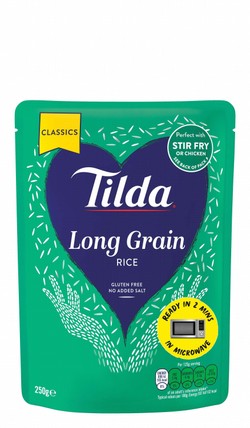Tilda Premium Long Grain Rice - gluten free, artificial colors free, no added salt