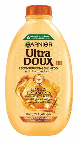 Garnier Ultra Doux Reconstructing Shampoo with Honey Treasures for Fragile & Damaged Hair