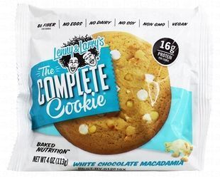 Lenny & Larry's The Complete 16g Protein Cookie with White Chocolate & Macadamia - vegan, GMO free, soy free