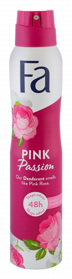 Fa Pink Passion 48H Deodorant Spray for Women Pink Rose Scent - aluminum salt free