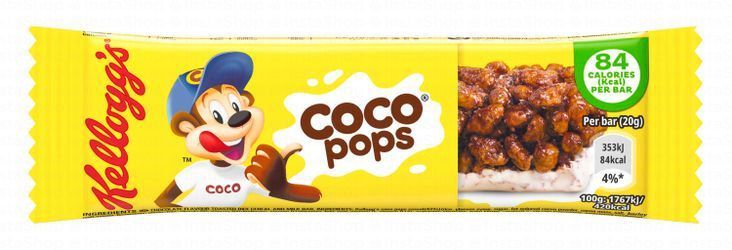 Kellogg's Coco Pops Cereal Bar - vegetarian, artificial colors free, artificial preservatives free
