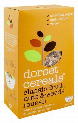 Dorset Cereals Fruit, Nuts & Seeds Muesli with Hazelnuts & Banana - vegetarian