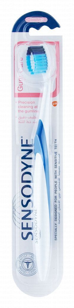 Sensodyne Gum Care Dark Blue & White Extra Soft Toothbrush for Sensitive Teeth