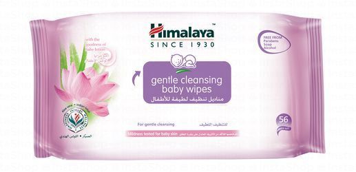 Himalaya Extra Soft Cleansing Baby Wipes with Aloe Vera & Indian Lotus - alcohol free, parabens free, soap free