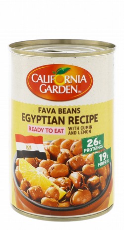 California Garden Egyptian Recipe Fava Beans with Cumin & Lemon - gluten free, artificial flavors free, no added sugar