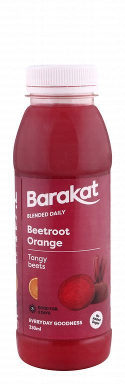 Barakat Fresh Beetroot & Orange Juice - preservatives free, additive free, no added sugar
