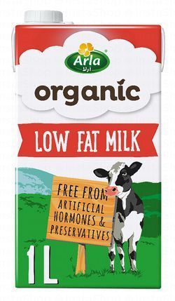 Arla Organic Long Life Low Fat Milk - preservatives free, no added artificial hormones