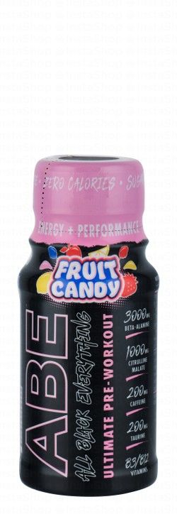 Applied Nutrition All Black Everything Ultimate Pre-Workout Shot Fruit Candy Flavor - sugar free, calorie free