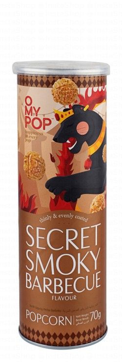 O My Pop Secret Smoky BBQ Popcorn - GMO free, trans fat free, preservatives free