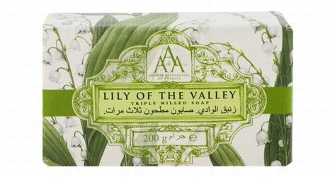 Aromas Artesanales de Antigua Triple Milled Soap Bar Lily of The Valley Scent