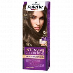 Schwarzkopf Palette Intensive Permanent Hair Color Cream with Keratin, Panthenol & Nutri-Oil Dark Blonde 6-0